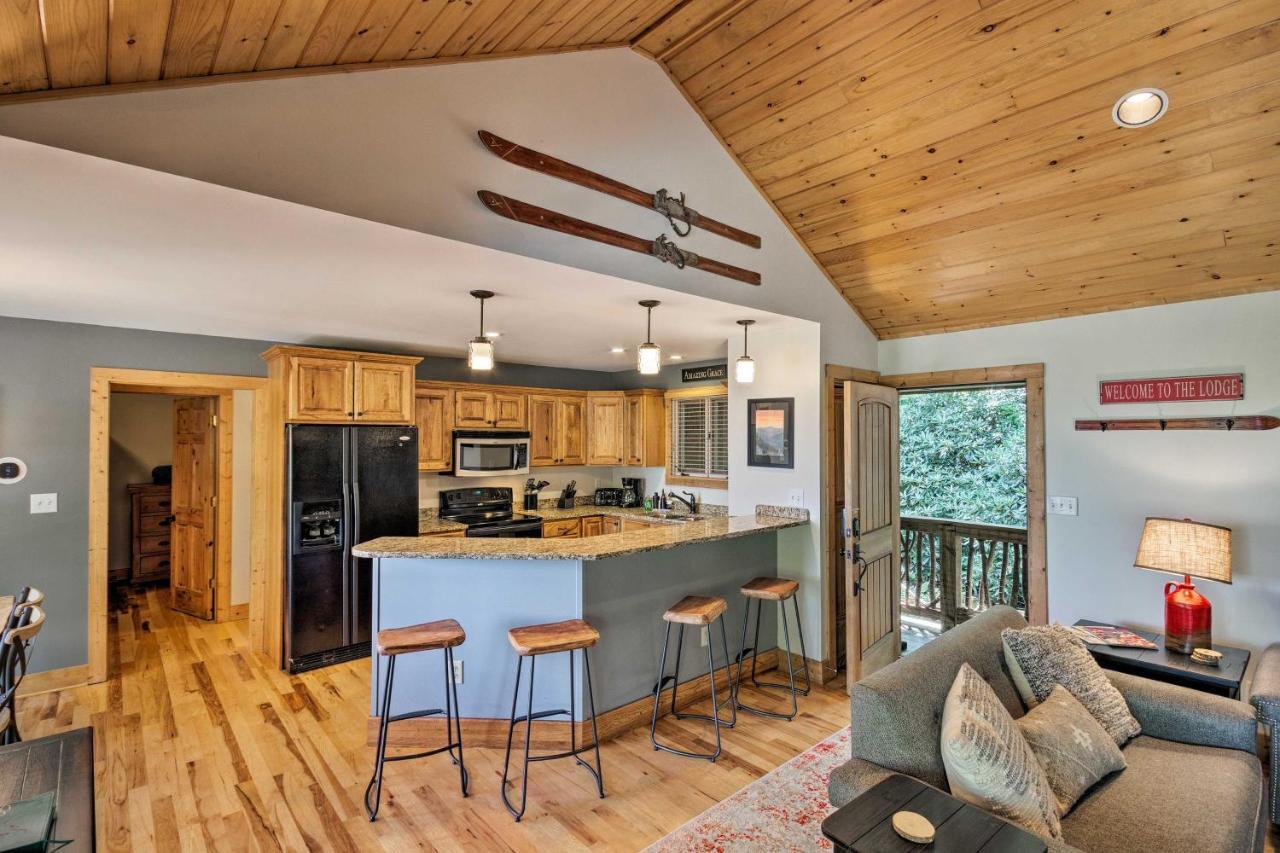 Cabin With Hot Tub And Mountain Views Less Than 5 Mi To Boone โบลวิงร็อค ภายนอก รูปภาพ