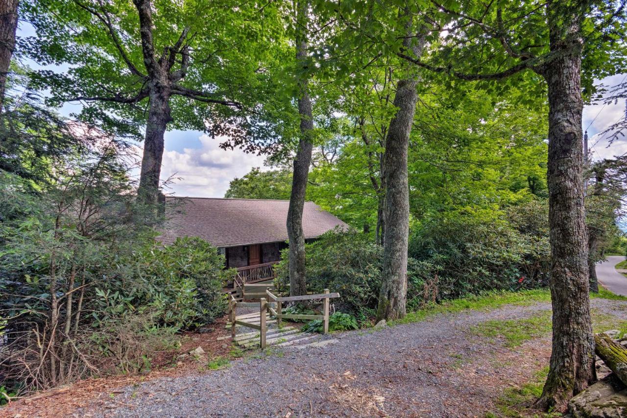 Cabin With Hot Tub And Mountain Views Less Than 5 Mi To Boone โบลวิงร็อค ภายนอก รูปภาพ