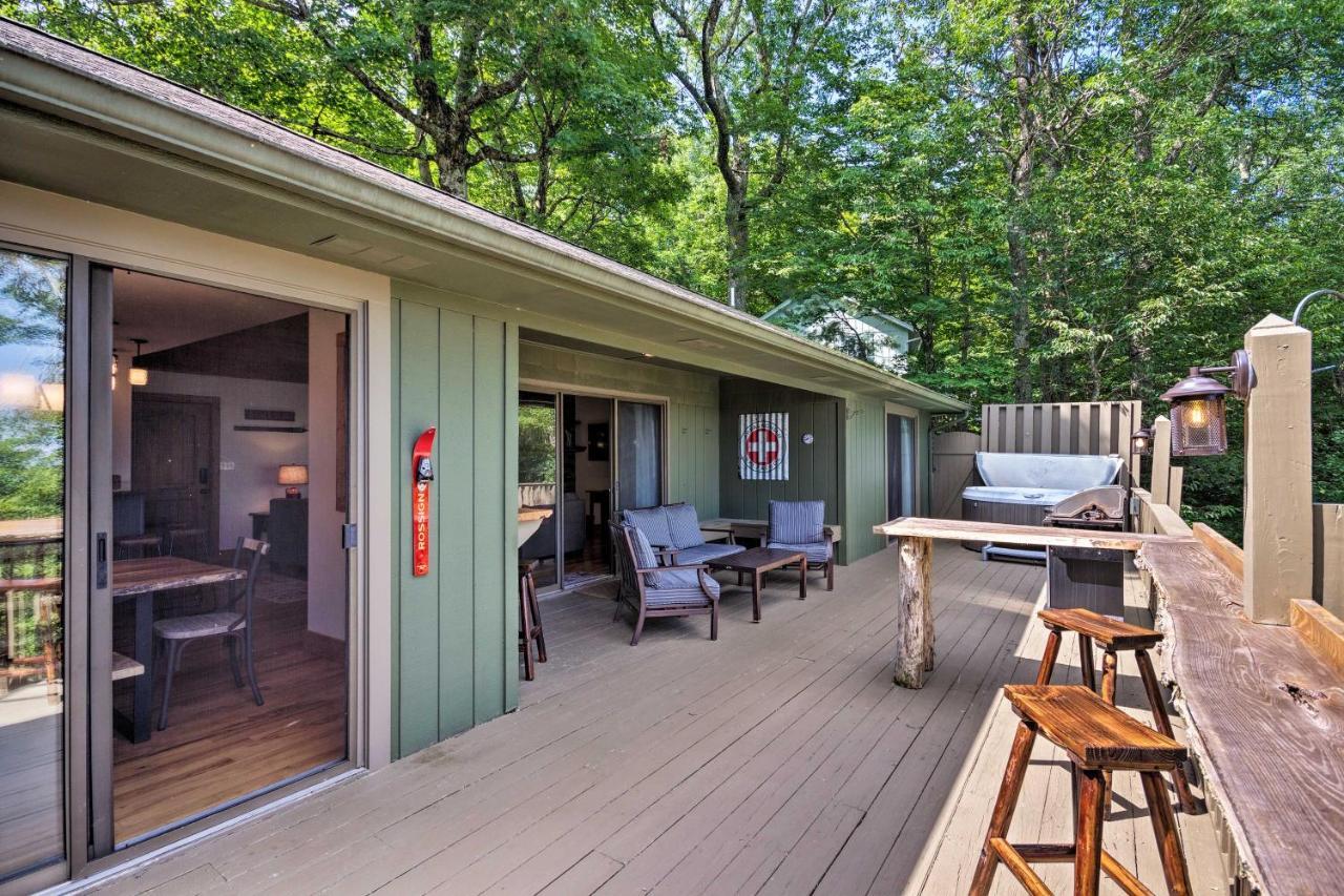 Cabin With Hot Tub And Mountain Views Less Than 5 Mi To Boone โบลวิงร็อค ภายนอก รูปภาพ