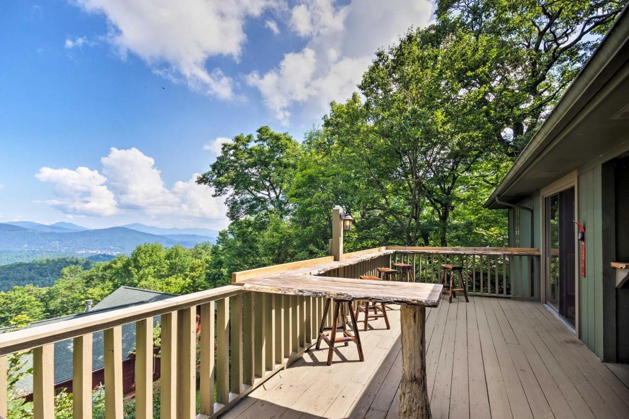 Cabin With Hot Tub And Mountain Views Less Than 5 Mi To Boone โบลวิงร็อค ภายนอก รูปภาพ