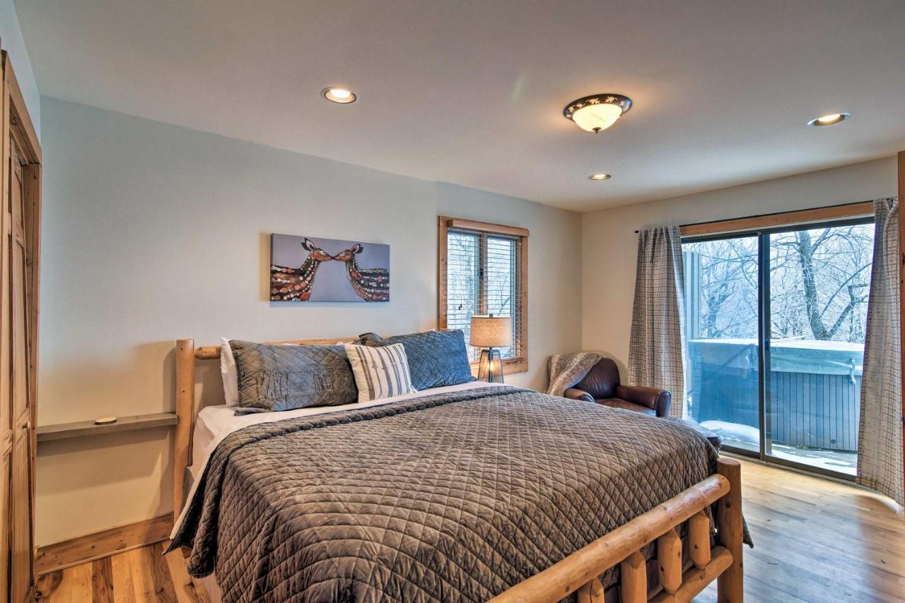 Cabin With Hot Tub And Mountain Views Less Than 5 Mi To Boone โบลวิงร็อค ภายนอก รูปภาพ